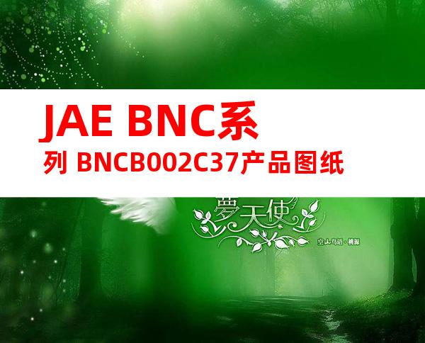 JAE BNC系列 BNCB002C37产品图纸